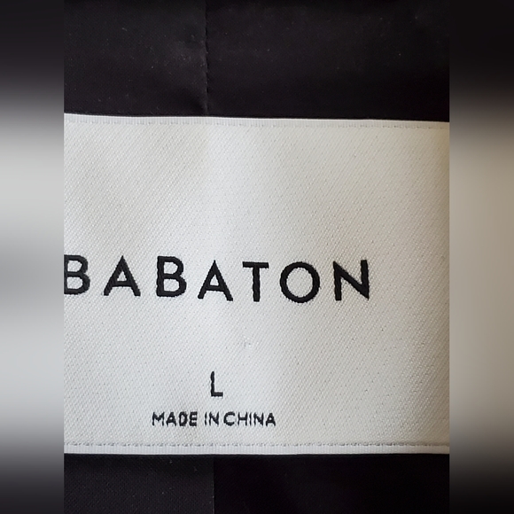 Babaton black Double breated long oversized blazer large size - Picture 7 of 10